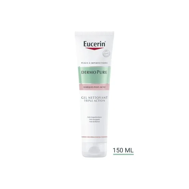EUCERIN DERMOPURE GEL NETTOYANT TRIPLE ACTION 150ML - 