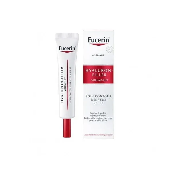 EUCERIN HYALURON FILLER VOLUME LIFT SOIN CONTOUR DES YEUX SPF15 15 ML - 