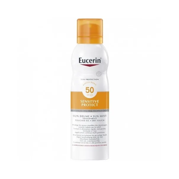 EUCERIN SUN SENSITIVE PROTECT BRUME TRANSPARENTE SPF50 200ML - 