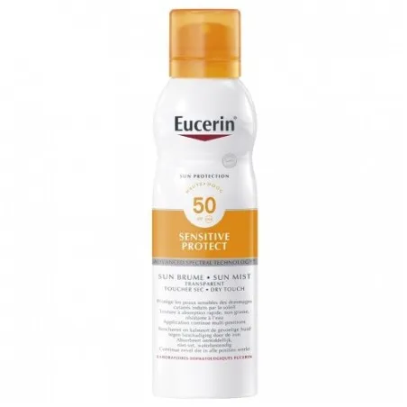 EUCERIN SUN SENSITIVE PROTECT BRUME TRANSPARENTE SPF50 200ML - 