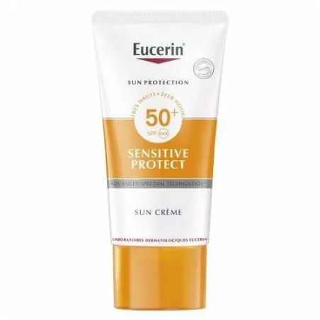 EUCERIN SUN SENSITIVE PROTECT CREME TRES HAUTE PROTECTION VISAGE SPF50+ 50ML - 