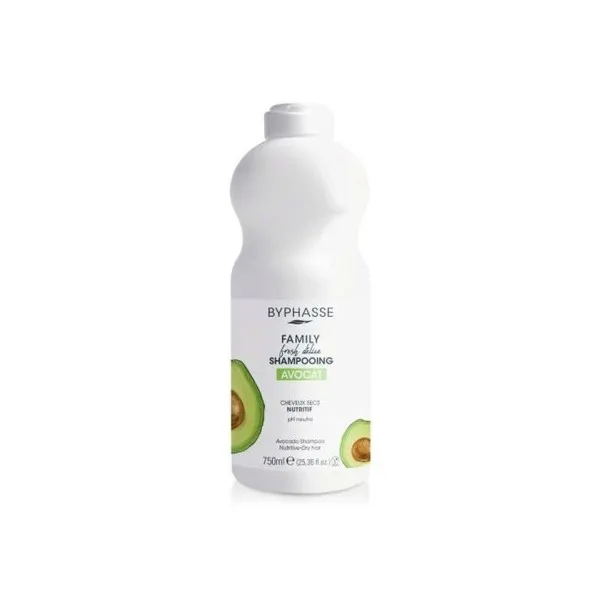 BYPHASSE FAMILY SHAMPOOING AVOCAT CHEVEUX SECS 750ML - BYPHASSE