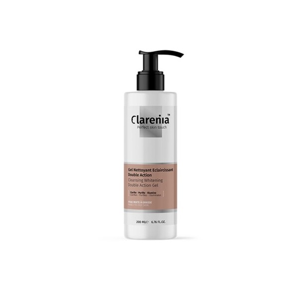 CLARENIA GEL NETTOYANT ECLAIRCISSANT DOUBLE ACTION PMG 200ML - CLARENIA
