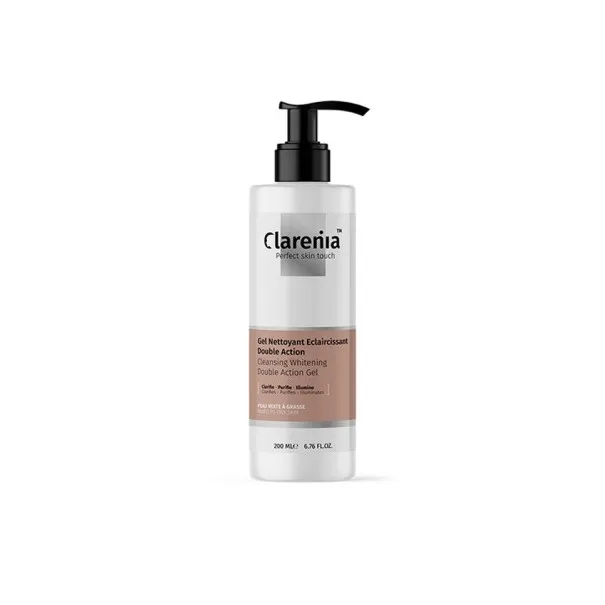 CLARENIA GEL NETTOYANT ECLAIRCISSANT DOUBLE ACTION PMG 200ML - CLARENIA