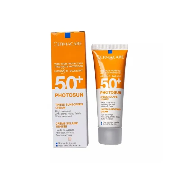DERMACARE PHOTOSUN CREME PROTECTRICE TEINTEE 01 SPF 50 PEAU NORMALE A SECHE - 