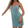 Nuisette En Satin Et Dentelle LF043 - 
