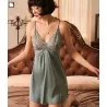 Nuisette Satinée Avec Dentelle LF053 - 