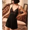 Nuisette Satinée Avec Dentelle LF053 - 