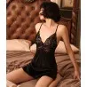 Nuisette Satinée Avec Dentelle LF053 - 