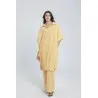 Robe tunique en lin rayé - Estelle