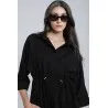 Ensemble fluide avec chemise à cordon et pantalon large - Estelle