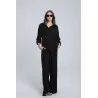 Ensemble fluide avec chemise à cordon et pantalon large - Estelle