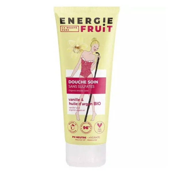 GEL DOUCHE VANILLE ET HUILE ARGAN BIO - 200ML - Energie Fruit