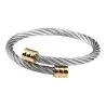 Stainless steel charm leather bracelet - ALBERTO RICCI