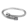 Stainless steel charm leather bracelet - ALBERTO RICCI