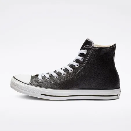 Converse – Chuck Taylor All Star en cuir montante – Noir - CONVERSE