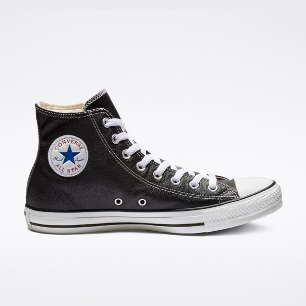 Converse – Chuck Taylor All Star en cuir montante – Noir - CONVERSE
