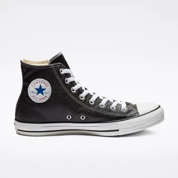 Converse – Chuck Taylor All Star en cuir montante – Noir - CONVERSE