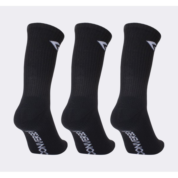 Converse – Lot de 3 paires de chaussettes Converse Classic Star Chevron Crew – Noir - CONVERSE