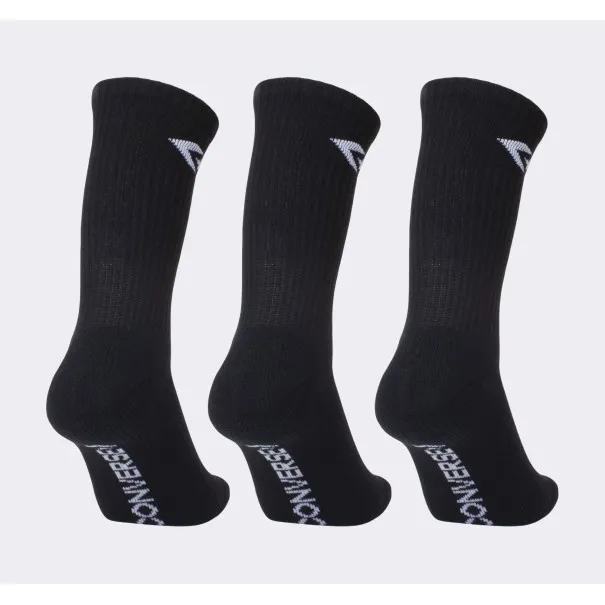 Converse – Lot de 3 paires de chaussettes Converse Classic Star Chevron Crew – Noir - CONVERSE