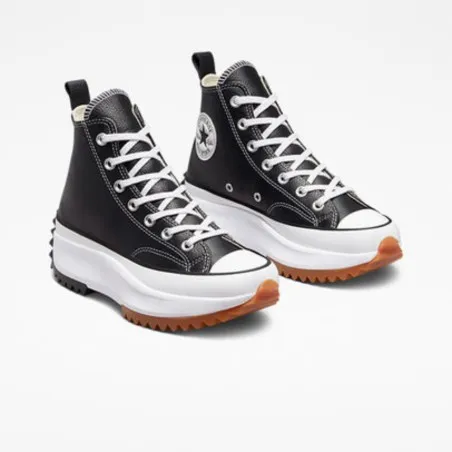 Converse -RUN STAR HIKE PLATFORM FOUNDATIONAL LEATHER – Noir - CONVERSE