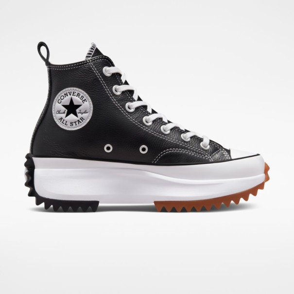 Converse -RUN STAR HIKE PLATFORM FOUNDATIONAL LEATHER – Noir - CONVERSE