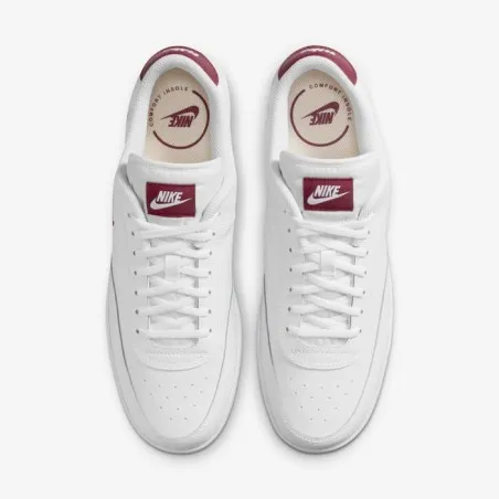 Nike – Chaussures Court Vintage – Blanc/Rouge équipe - NIKE