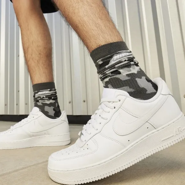 Nike Homme – Nike Air Force 1 ’07 – Blanc Blanc - NIKE