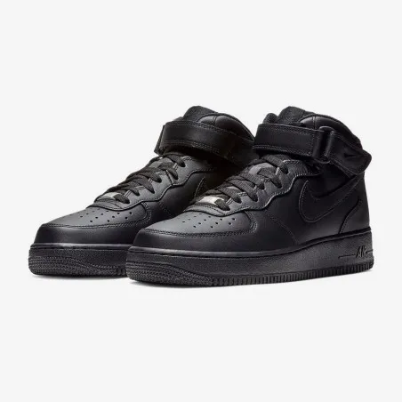 Nike Homme – Nike Air Force 1 Mid ’07- noir - NIKE