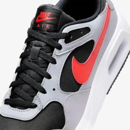Nike Homme – Nike Air Max SC – Noir/Gris ciment/Rouge piquant - NIKE