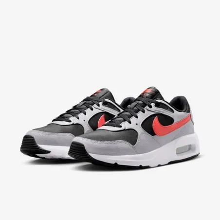 Nike Homme – Nike Air Max SC – Noir/Gris ciment/Rouge piquant - NIKE