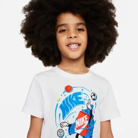 Nike – T-shirt graphique pour petits enfants – Blanc - NIKE
