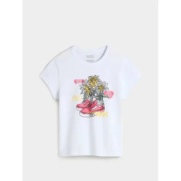 Vans – Fourgonnettes T-shirt – Blanc Fleur - VANS