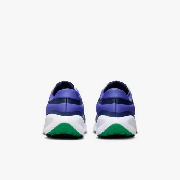 Nike Enfant – Nike Revolution 7 – Blanc/Violet persan/Bleu marine/Vert stade - NIKE