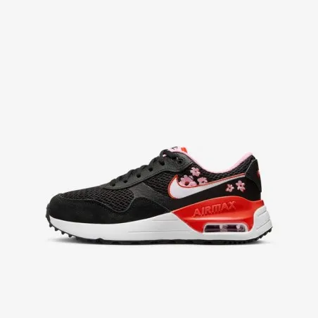 Nike Enfant – Nike Air Max SYSTM SE – Noir/Rouge piquant/Rose vif/Blanc - NIKE