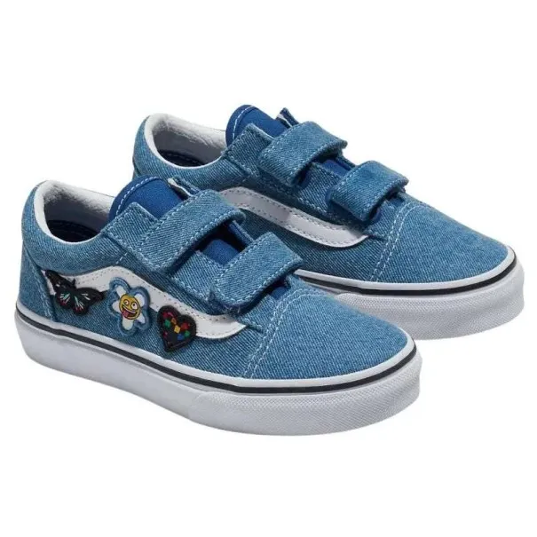 Vans – Baskets Vans pour fille Old Skool V – denim - VANS
