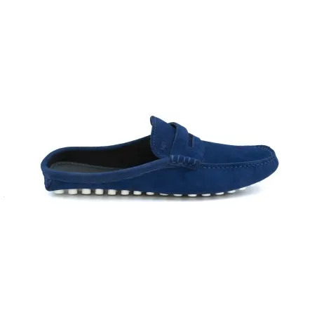 Mules homme BELTONI  M6 BLEU ROYAL DAIM - BELTONI
