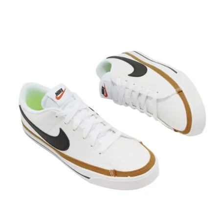 Nike Femme -Nike Court Legacy Next Nature – Blanc/Ocre du désert - NIKE