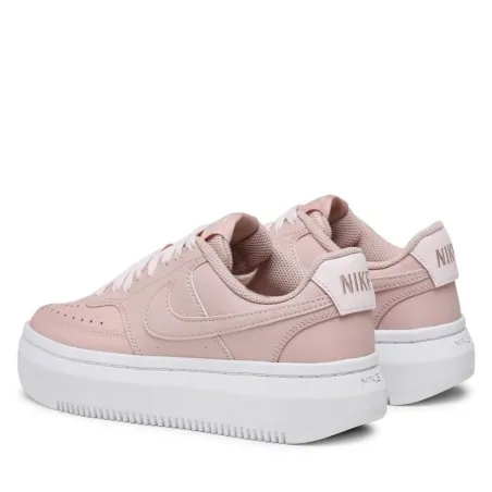 Nike Femme – Court Vision Alta – Blanc/Rose - NIKE