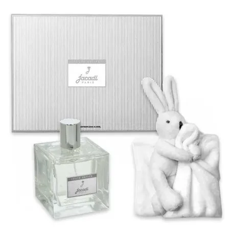 JACADI – COFFRET BLANC EAU DE SENTEUR 100ML+ LAPIN - JACADI