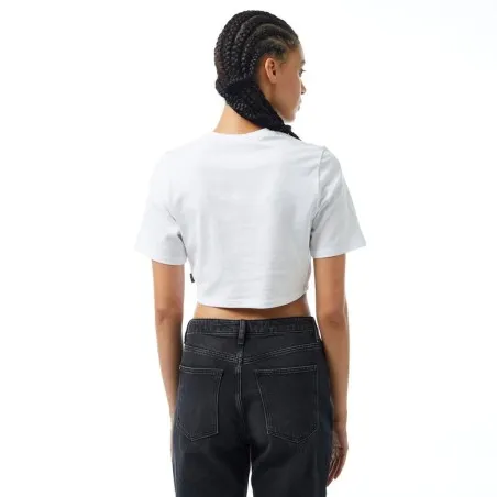 Vans – T-shirt blanc Vans Flying V Crew Crop II – Blanc - VANS