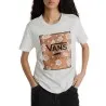 Vans – Camiseta Vans Tropic Fill Floral – Beige Blanc - VANS