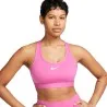 Nike Femme -Brassière femme Nike Swoosh – Rose - NIKE