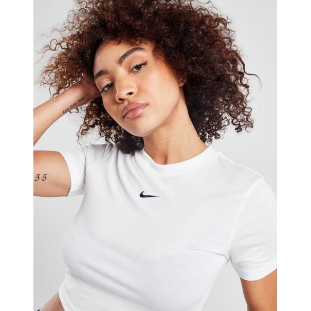 Nike Femme -Haut court Nike Essential Slim – Blanc - NIKE