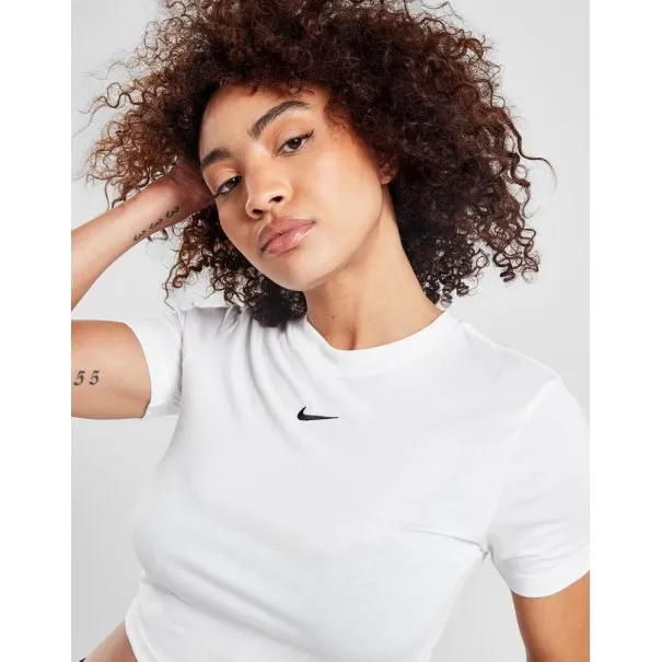 Nike Femme -Haut court Nike Essential Slim – Blanc - NIKE
