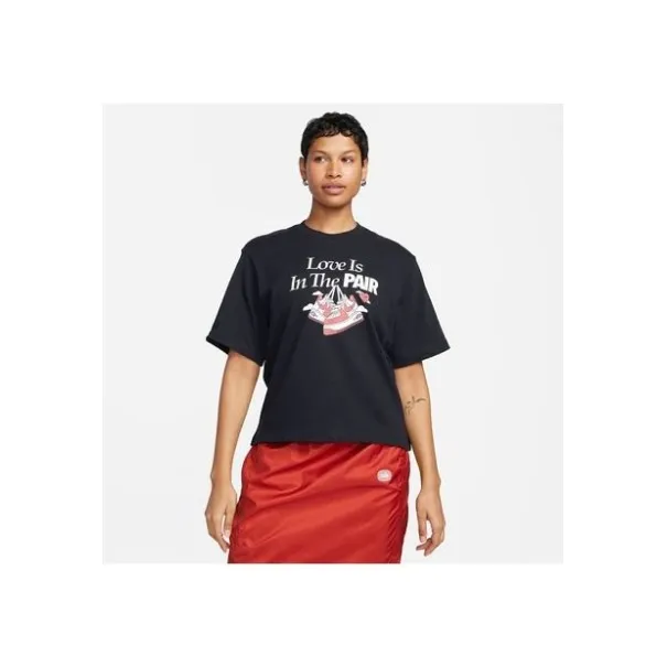 Nike Femme – T-SHIRT FEMME NIKE Love – Noir - NIKE