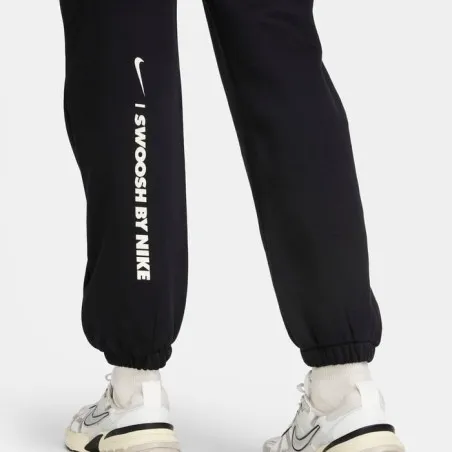 Nike Femme – Pantalon ample en polaire Nike – Noir/Voile - NIKE