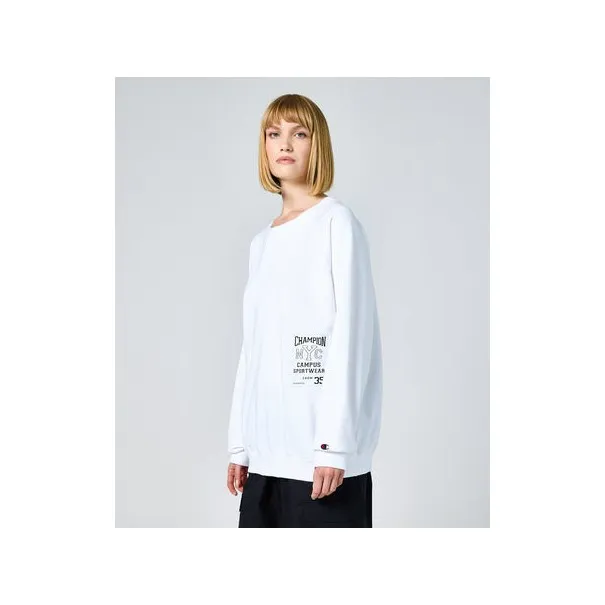 Champion -Sweat-shirt ras du cou Champion – Blanc - CHAMPION