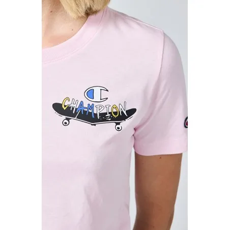 Champion -T-shirt ras du cou Champion – Rose - CHAMPION