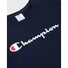 Champion – T-shirt à col rond Champion pour femme – Bleu marine - CHAMPION